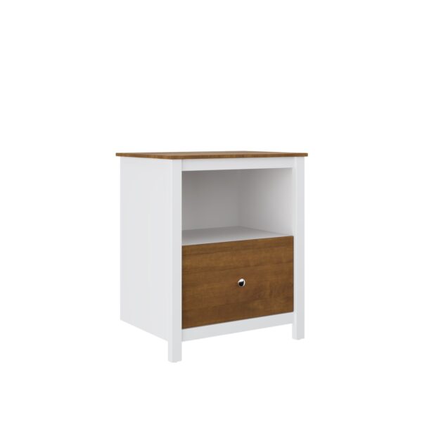 Armário Modular Moderno Balcão com Gaveta 75x64x45cm Madeira e branco P&C