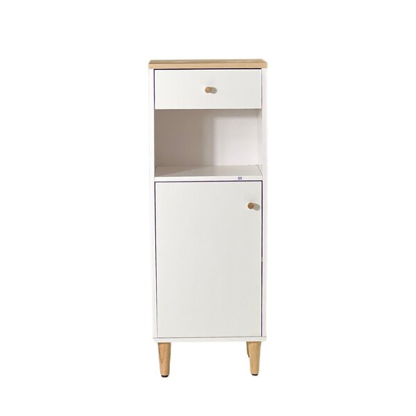 Balcão Banheiro 1 Porta 1 Gaveta Easy Clic Branco