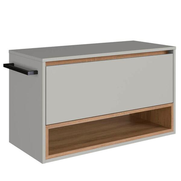 Gabinete Para Banheiro 01 Porta Basculante 80cm Proddy
