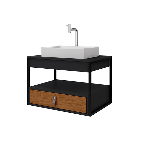 Gabinete Para Banheiro Harley Com 1 Gaveta E Cuba Dalla